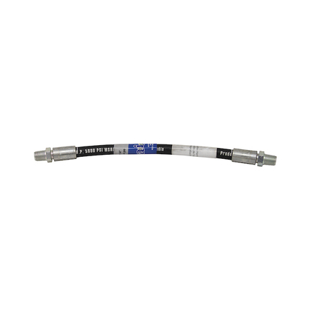 A & I Products 1/4" Hydraulic Hose Assembly, Rigid x Rigid Male NPT, 12 13" x1" x1" A-PHA2W1412